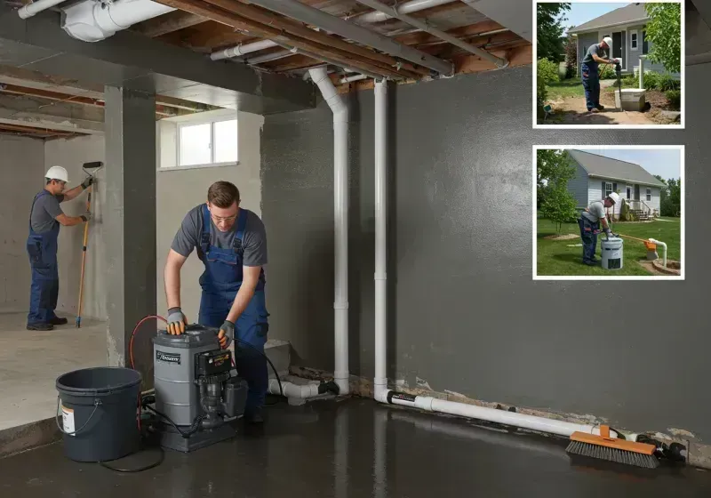 Basement Waterproofing and Flood Prevention process in South Beloit, IL